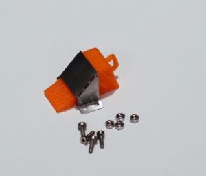 Wheel stopper with mount for 1/14 truck