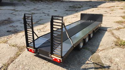 1/14 scale lowbed tridem trailer