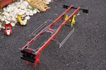Steel chassis 6x4 long for tamiya 1/14 truck or other