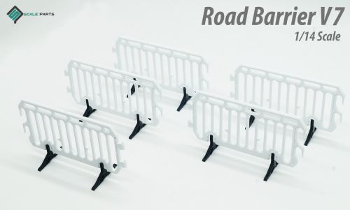 Road Barrier V7 White 1/14