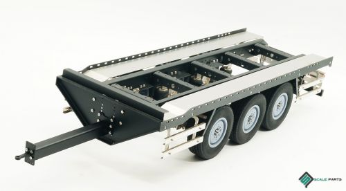 1/14 scale tridem trailer for hooklift containers